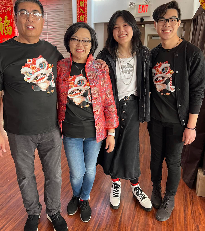 Kristina Kwan and Family